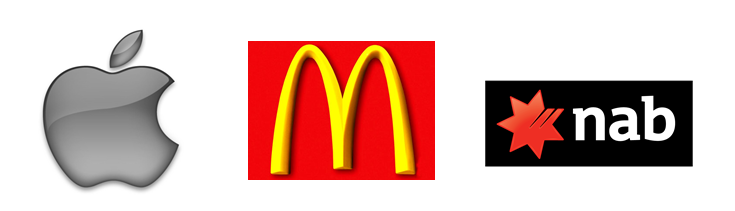 Apple McDonalds Nab logos